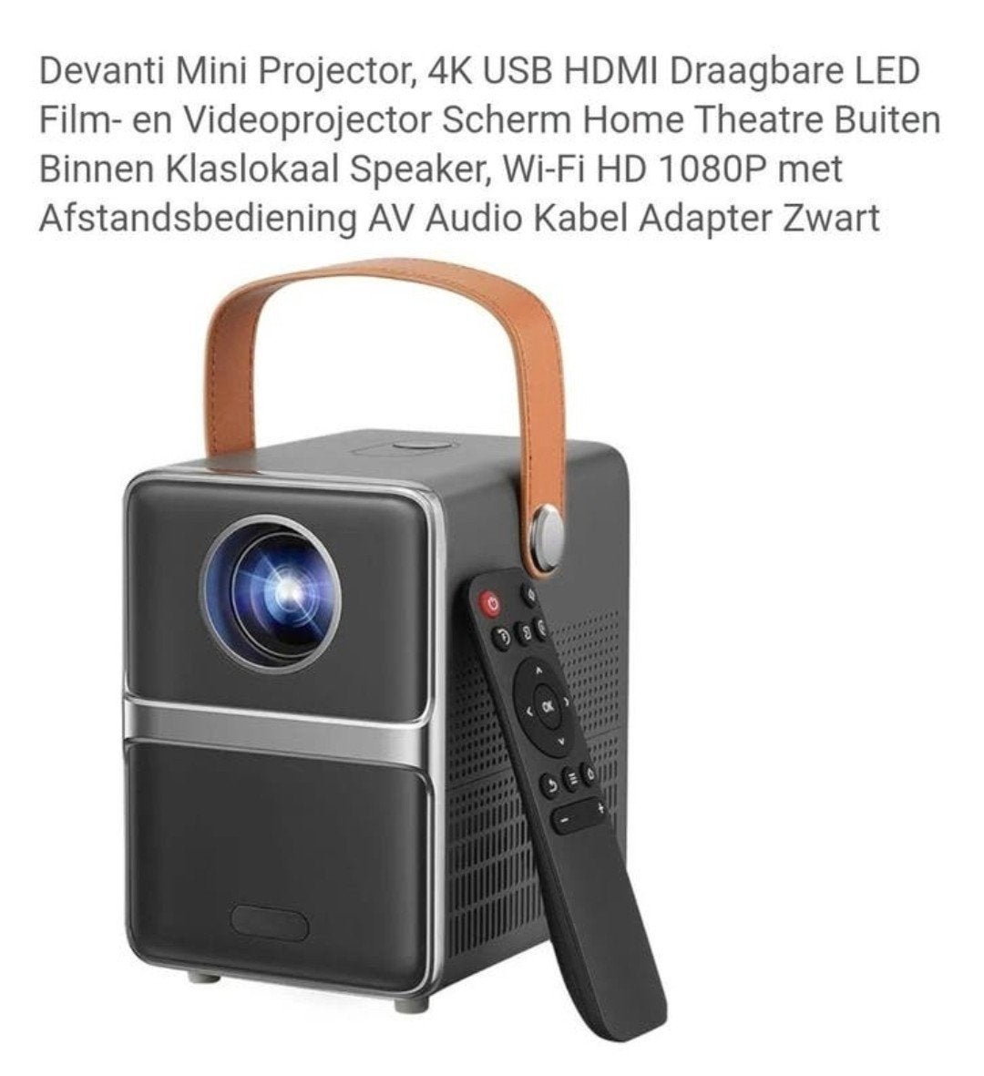 Video beamer, wifi Bluetooth, zo goed als nieuw,, Audio, Tv en Foto, Beamers, Ophalen