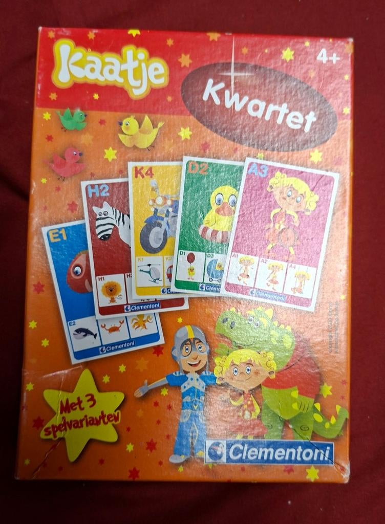 Gezelschapsspel studio 100 : kaatje kwartet, Hobby & Loisirs créatifs, Jeux de société | Jeux de cartes, Enlèvement ou Envoi