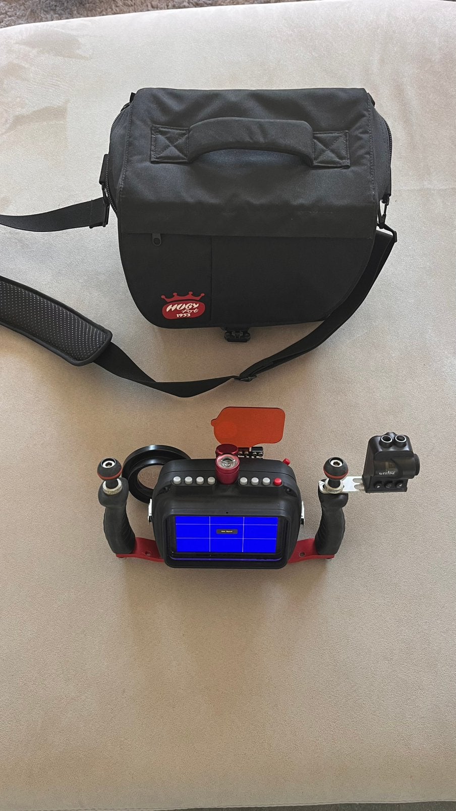 Onderwaterhuis hugyfot voor gopro 7 & 8, Ophalen, Gebruikt