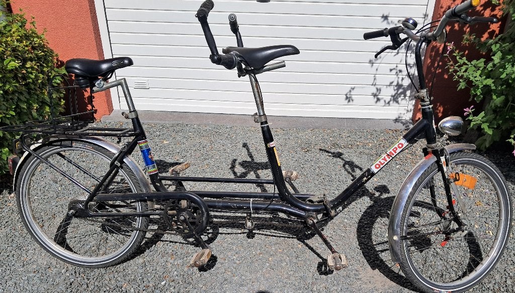 Tandem met naafversnelling, Fietsen en Brommers, Fietsen | Tandems, Ophalen, Minder dan 10 versnellingen, Gebruikt, Minder dan 49 cm