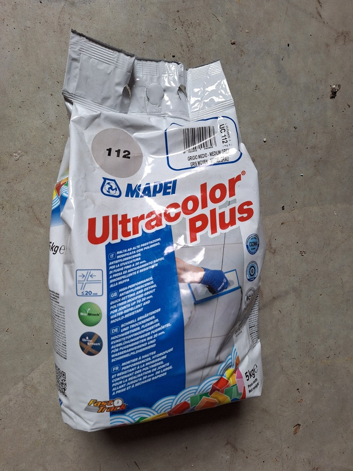 Mapei 112, Ophalen