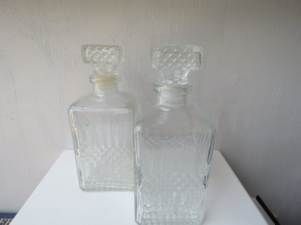 Carafe à whisky carrée, Antiquités & Art, Enlèvement ou Envoi