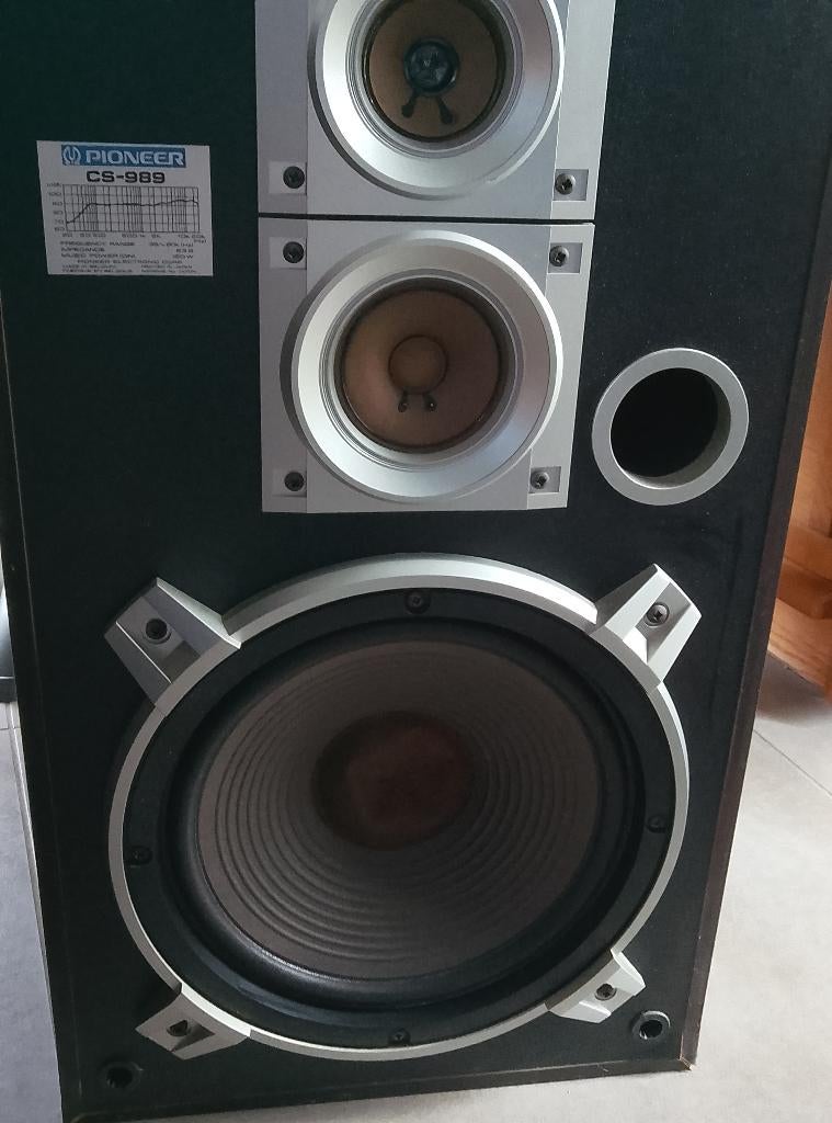 Pioneer CS 989-luidsprekers, Audio, Tv en Foto, Luidsprekerboxen, Ophalen, Gebruikt, 120 watt of meer, Overige merken