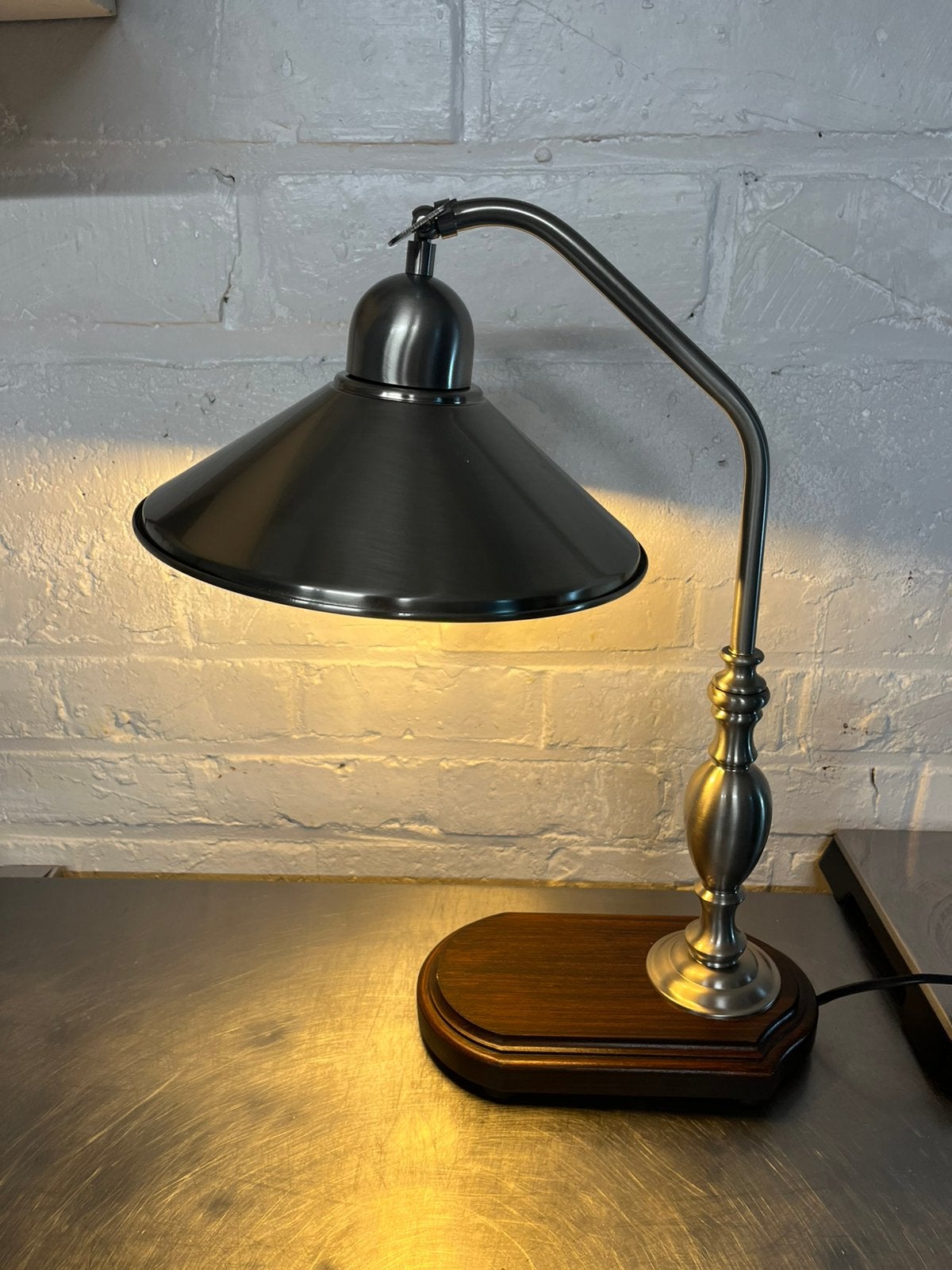 Nouvelle lampe de bureau « antique » en argent, Enlèvement, Neuf