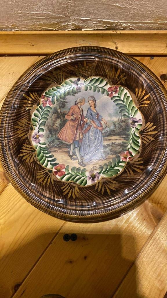 Ancienne assiette BECQUET, Antiquités & Art, Enlèvement ou Envoi