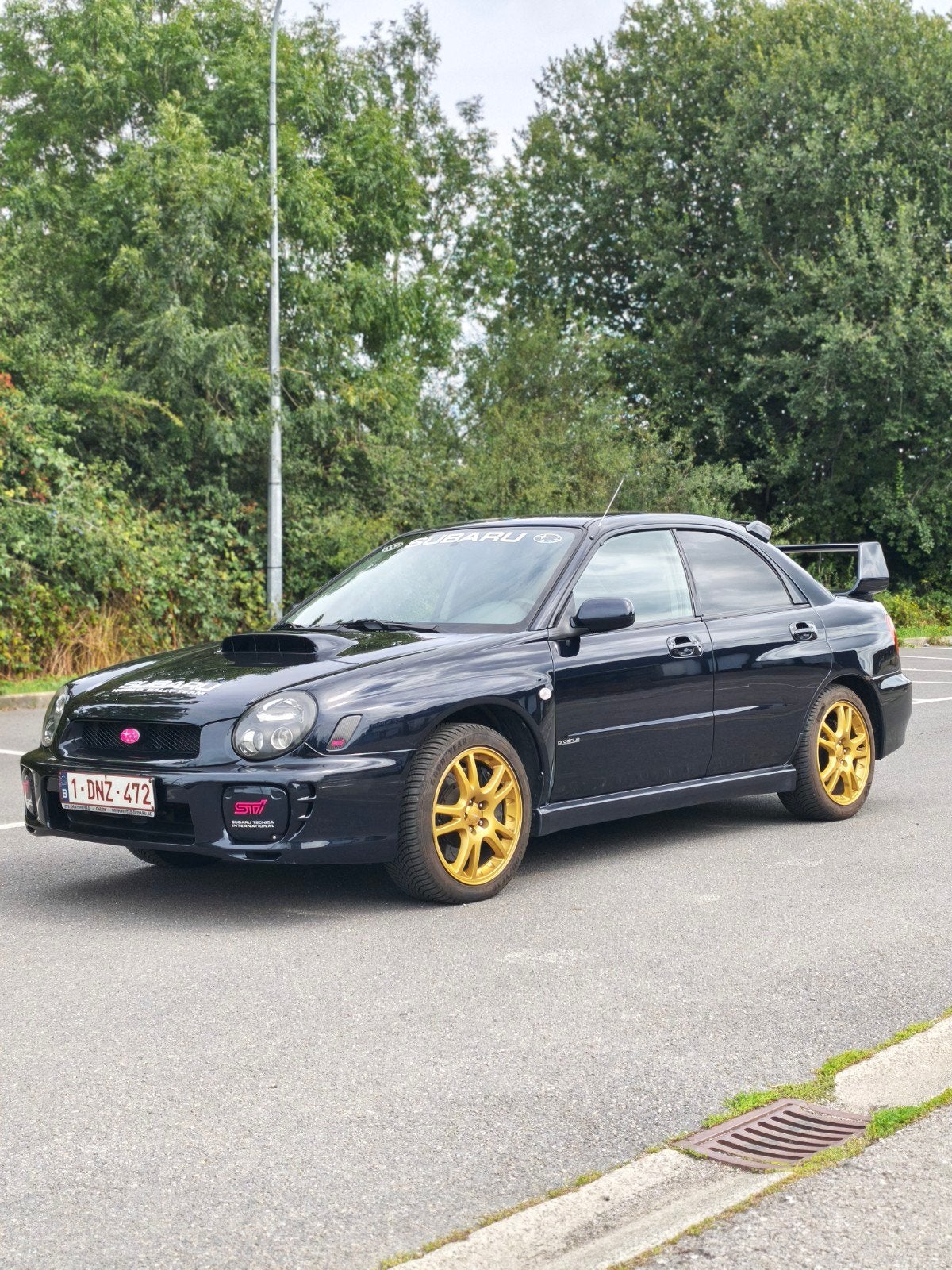 Subaru Impreza WRX avec pièces STI, Enlèvement