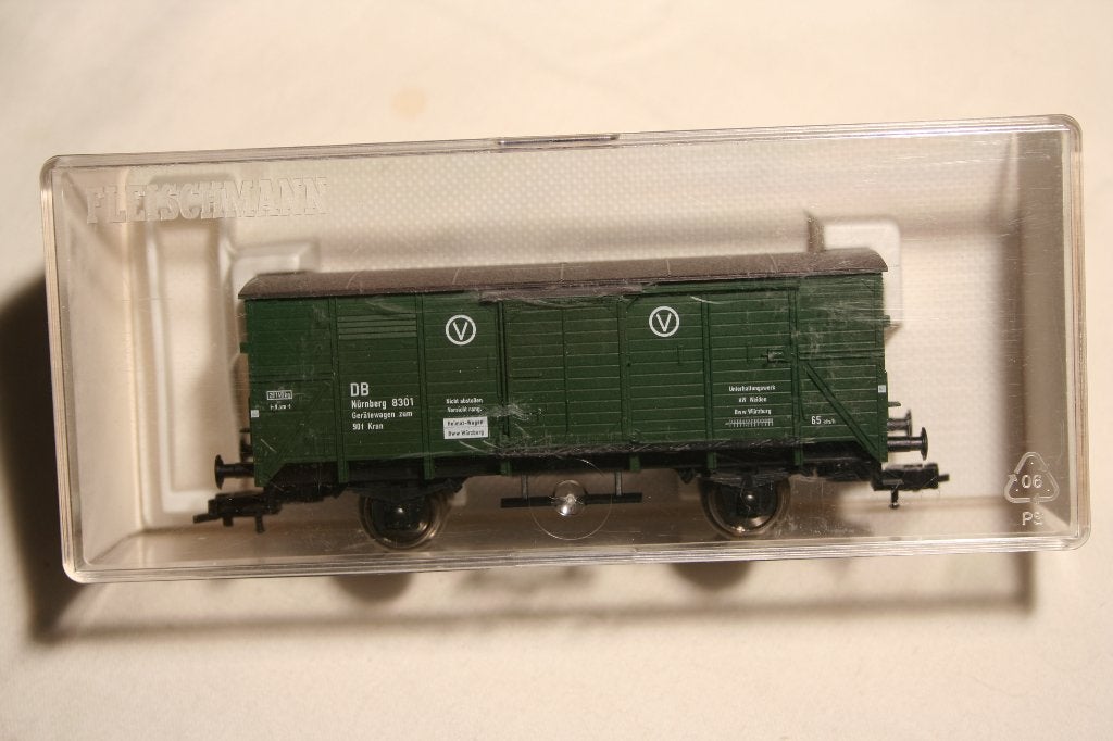 Fleischmann 5351 (HO,DC) Kranzug-Gerätewagen DB, Gelijkstroom, Fleischmann, Wagon, Ophalen of Verzenden