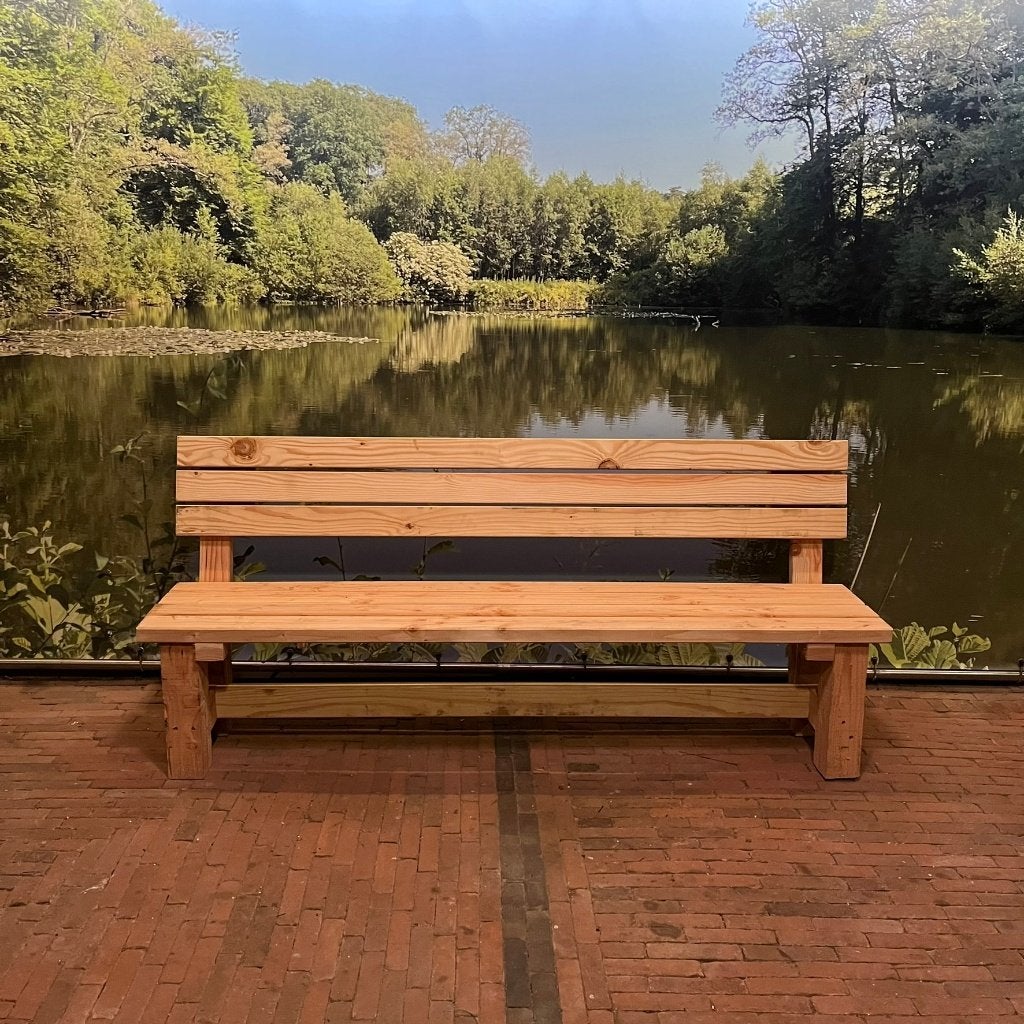 nieuwe tuinbanken - op voorraad, Jardin & Terrasse, Enlèvement ou Envoi, Neuf, Bois