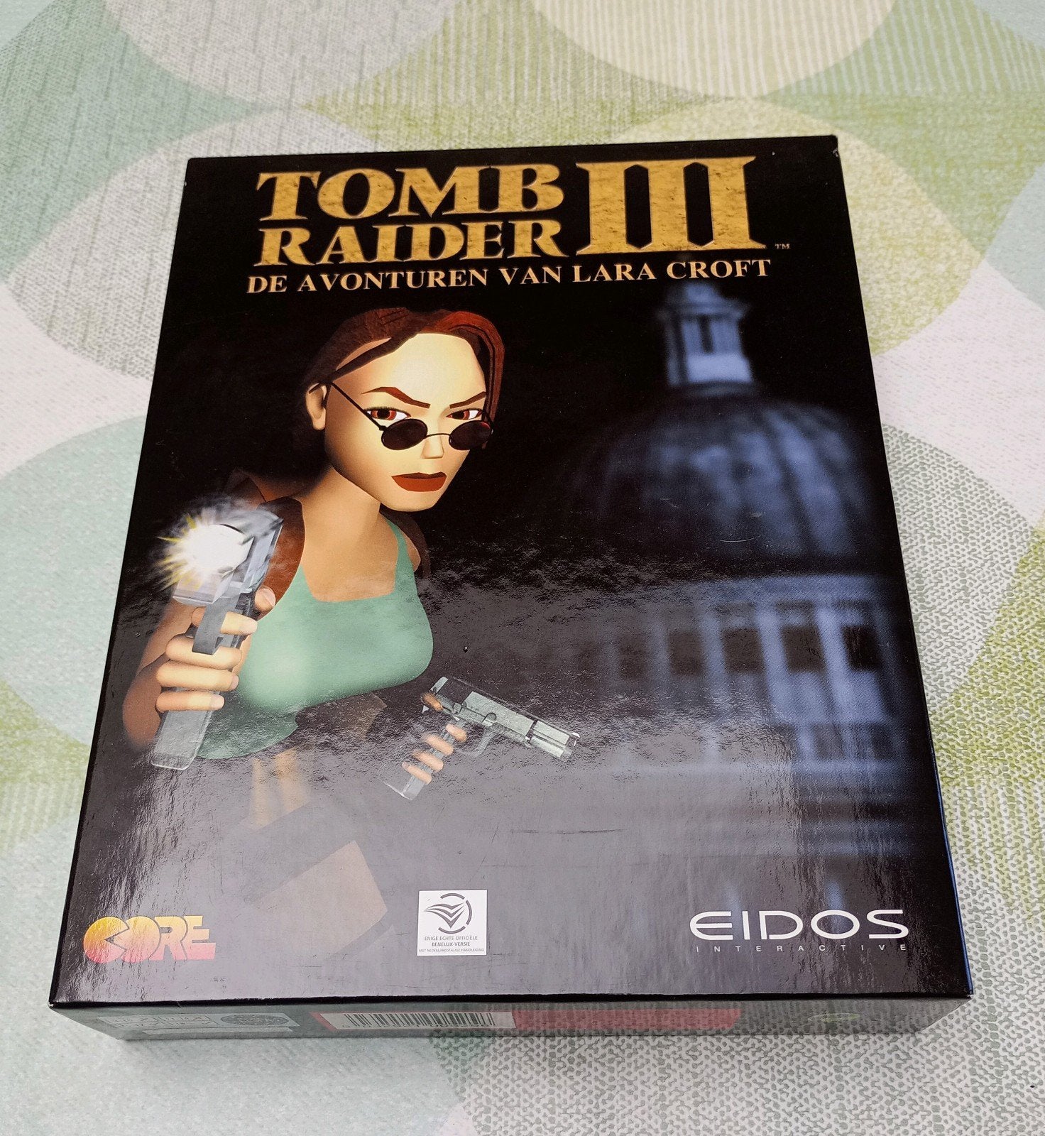 Vintage PC CD-ROM Tomb Raider 3 game 1998 + doos, Games en Spelcomputers, Games | Pc, Gebruikt, 1 speler, Eén computer, Vanaf 16 jaar