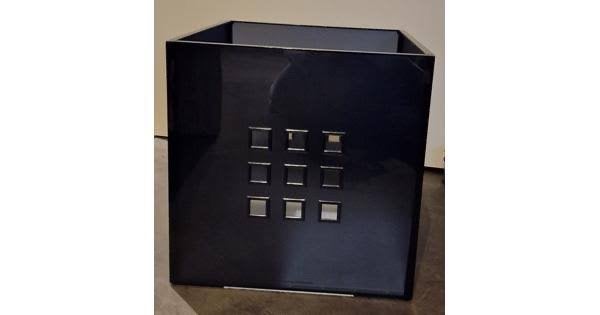 Ikea lekman boxen zwart voor kallax, Enlèvement, Comme neuf