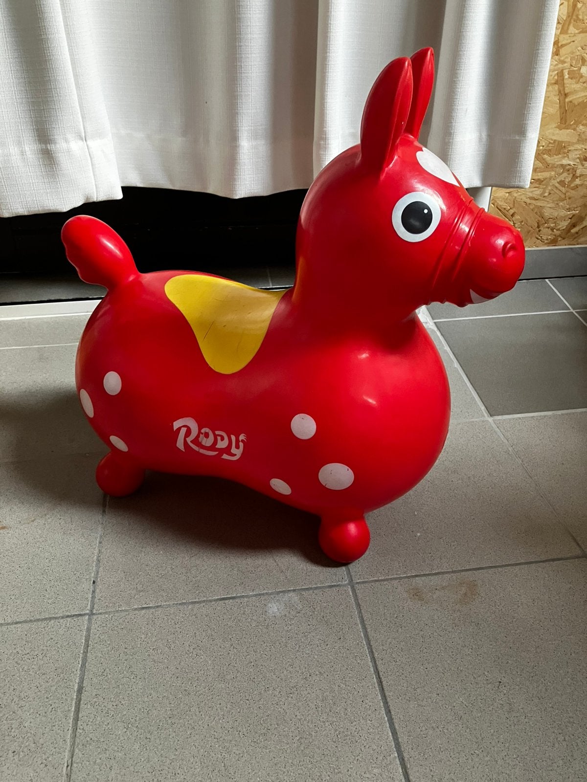 Rody springdier paard, Kinderen en Baby's, Speelgoed | Buiten | Opblaasfiguren, Ophalen of Verzenden, Zo goed als nieuw