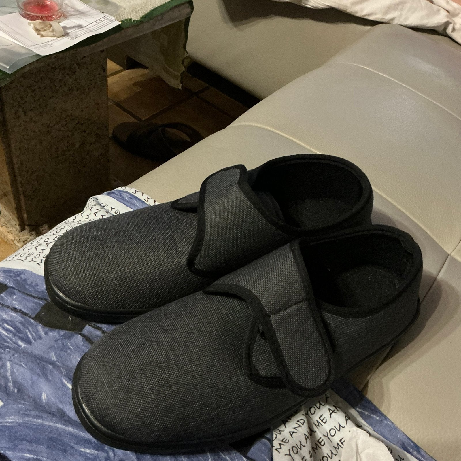 pantoffels 44, Ophalen, Zo goed als nieuw, Blauw