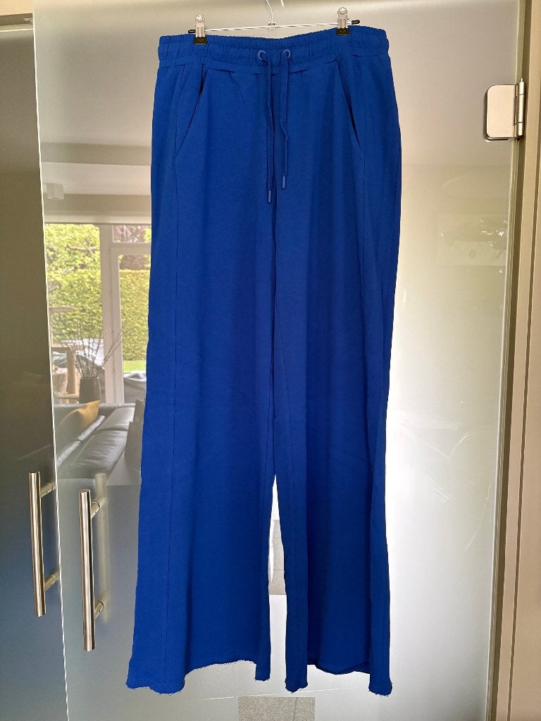 ME+EM / MeAndEm pantalon palazzo bleu intense / lapis neuf, Neuf, Taille 38/40 (M), Enlèvement ou Envoi, Longs