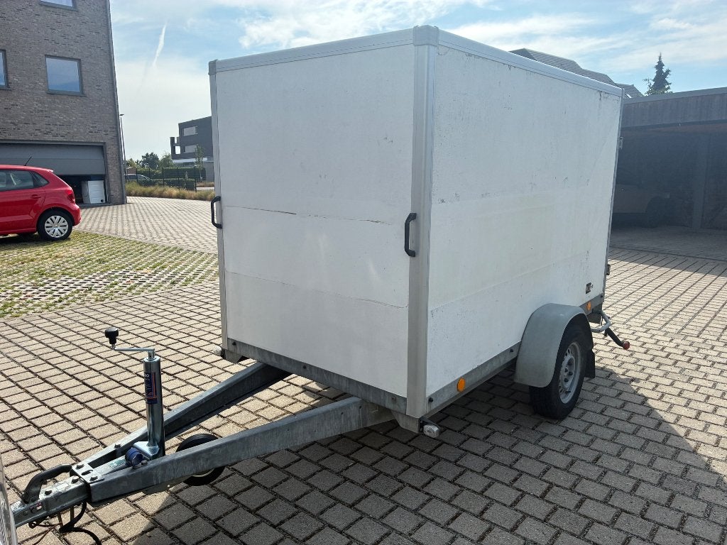 Gesloten aanhangwagen 750kg, Ophalen, Zo goed als nieuw