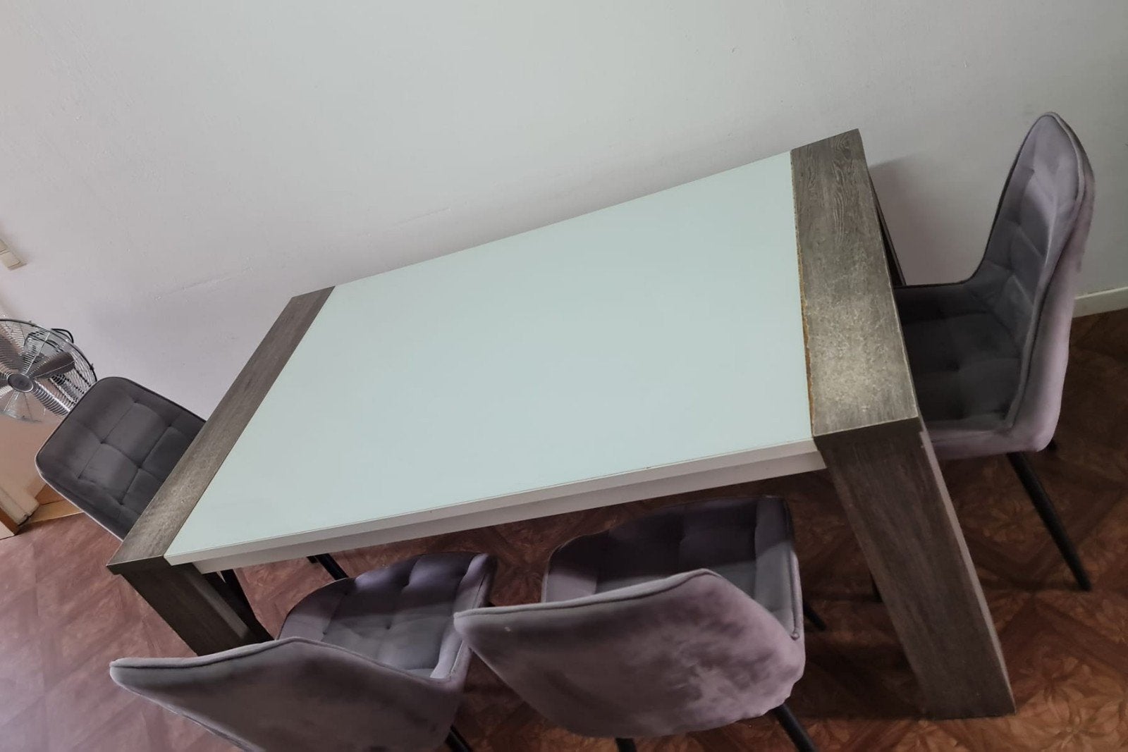eettafel met stole 150€ staat good., Ophalen of Verzenden
