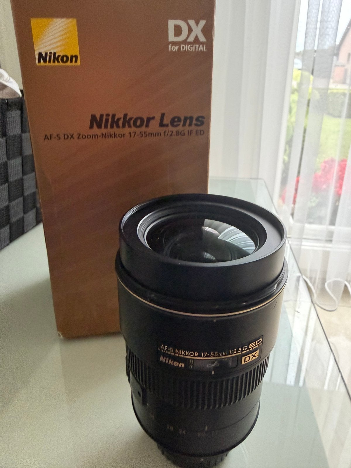af s nikkor 17-55mm 1 2.8 g ed dx, Ophalen, Zo goed als nieuw
