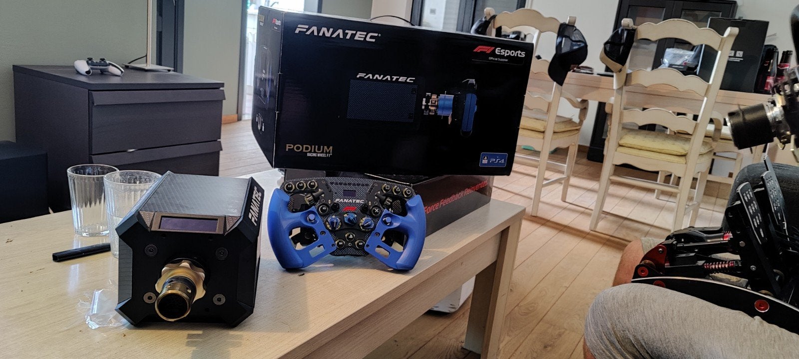 Fanatec podium qr1 voor pc en PS in perfecte staat, Ophalen