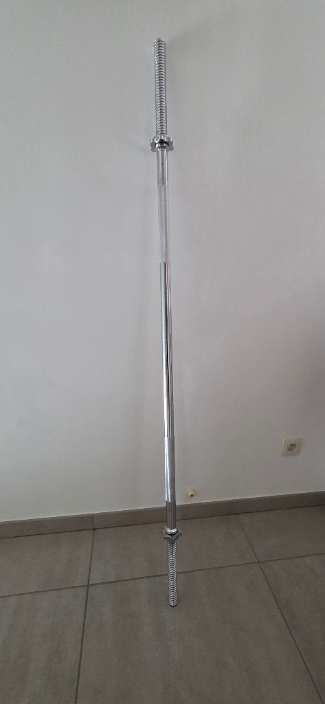 ScSPORTS halterstang 160 cm, 30 mm, met schroefsluitingen, Ophalen, Zo goed als nieuw, Benen, Halterstangen