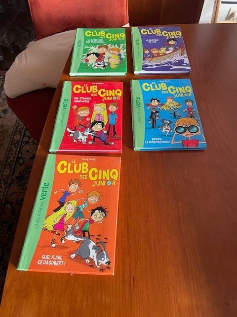 Livres le club de cinq junior 1, 2, 3, 5 ,6, Livres, Enlèvement ou Envoi, Utilisé, Fiction général