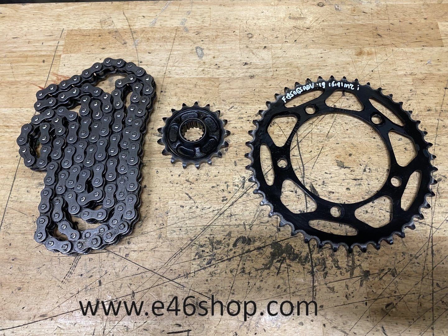KETTING TANDWIELEN SET BMW F750GS F850GS F900R F900XR, -, Utilisé, -, -