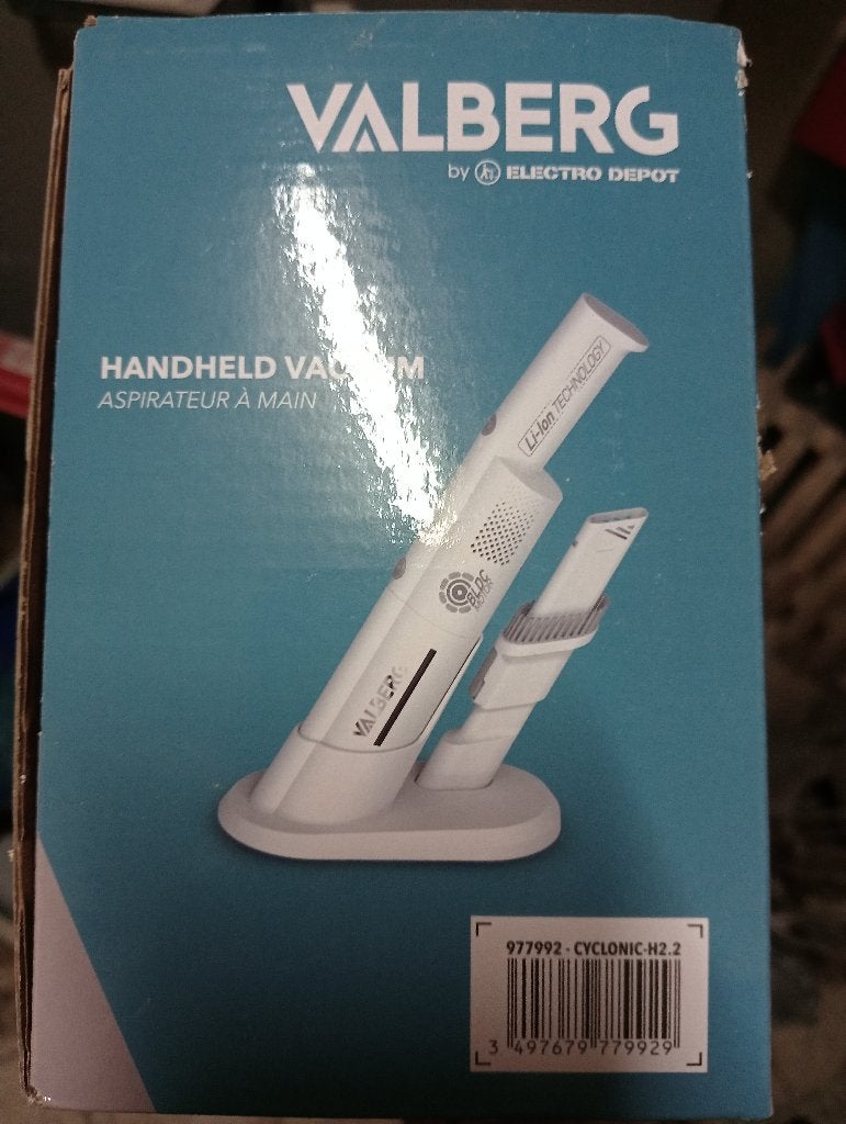 Aspirateur ramasse miettes Valberg, Enlèvement ou Envoi, Réservoir, Autres marques, Utilisé