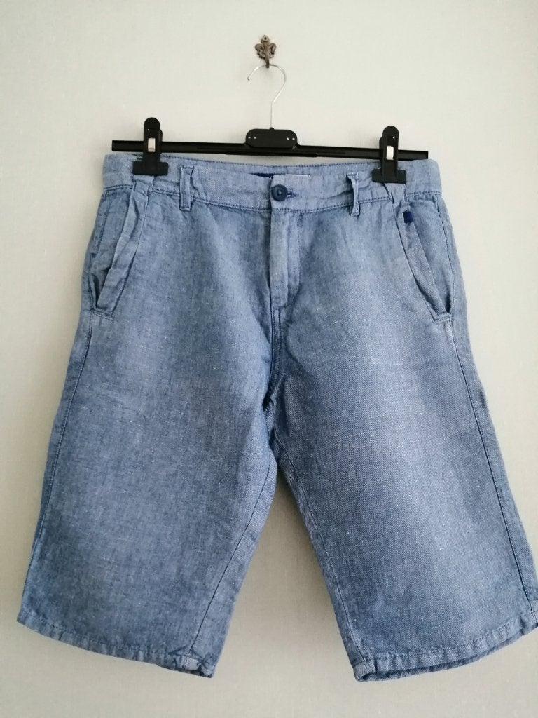 magnifique short chino en lin Okaidi taille 14 ans, Pantalon, Garçon, Utilisé, Okaïdi