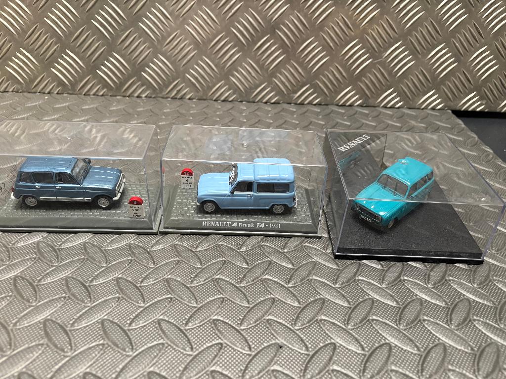 RENAULT 4L  3 Miniatures 1/43, Envoi, Neuf, Voiture, Autres marques