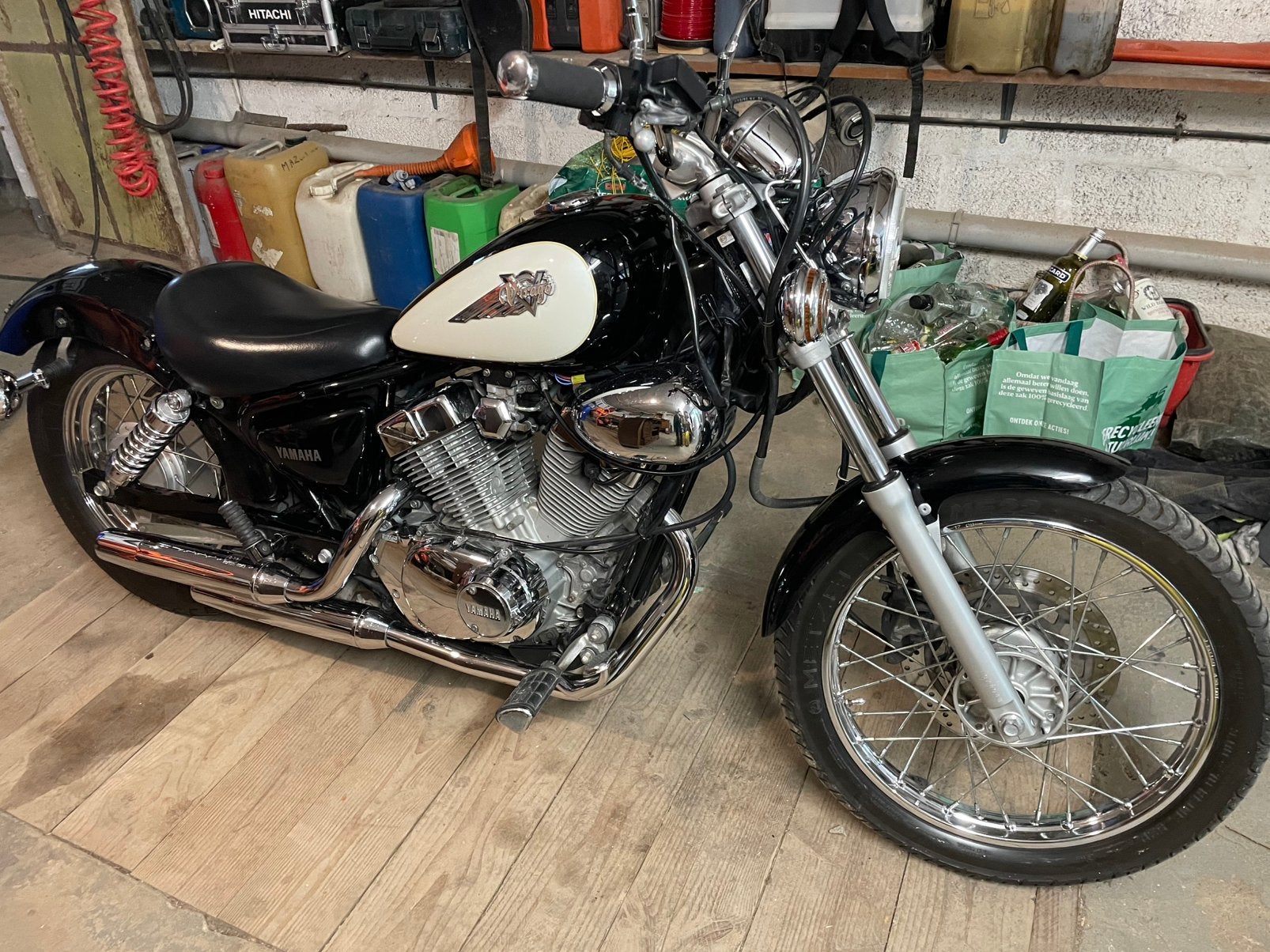 Yamaha virago 125cc, année 1999, 10.280km, Motoren, Chopper, Particulier