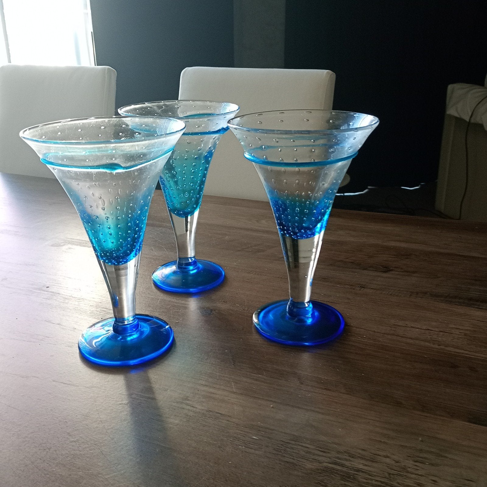 3 zwarte grote ijs/fruit coupes, samen 5€, Ophalen
