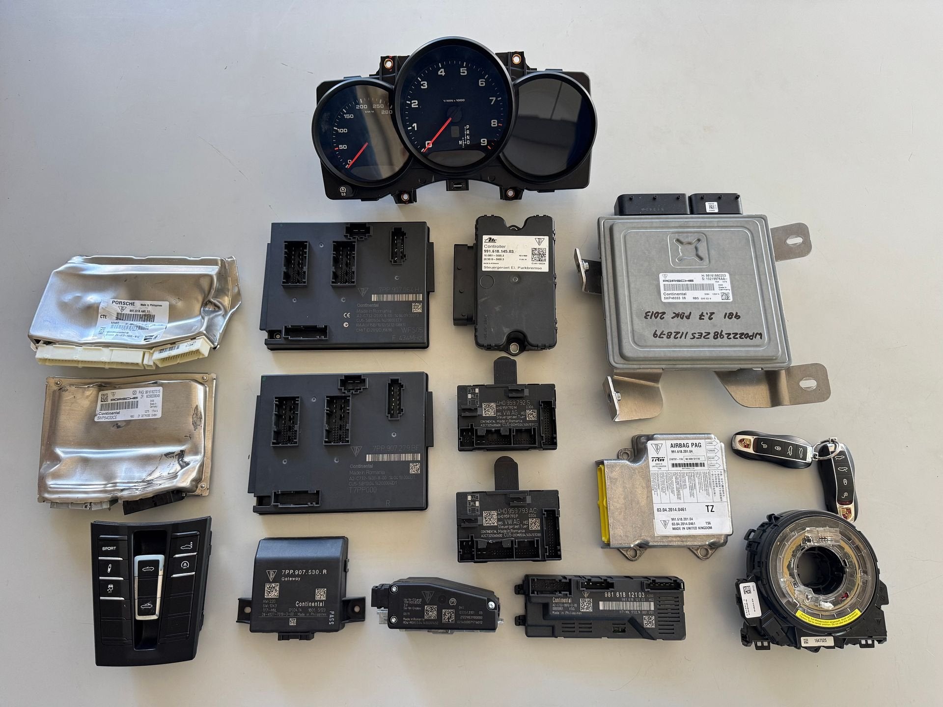 Porsche 981.641.144.18 A05 Combi instrument - startset, Gebruikt, -, -, Ophalen of Verzenden