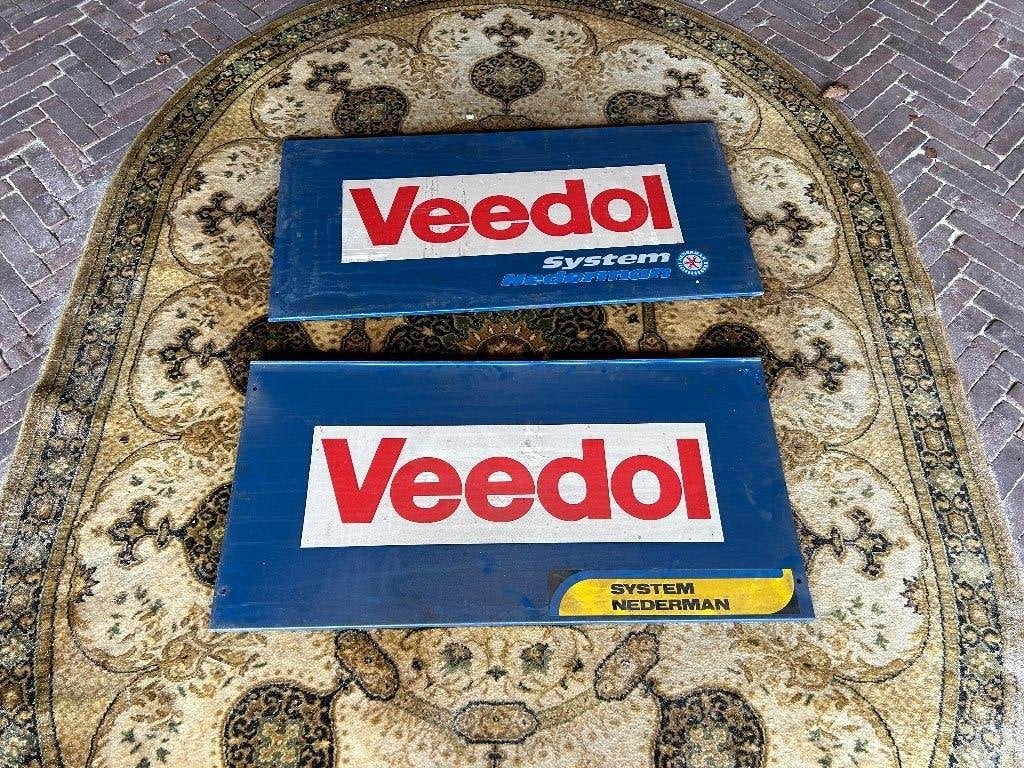 Coole Veedol plaat, Ophalen, Gebruikt, Reclamebord