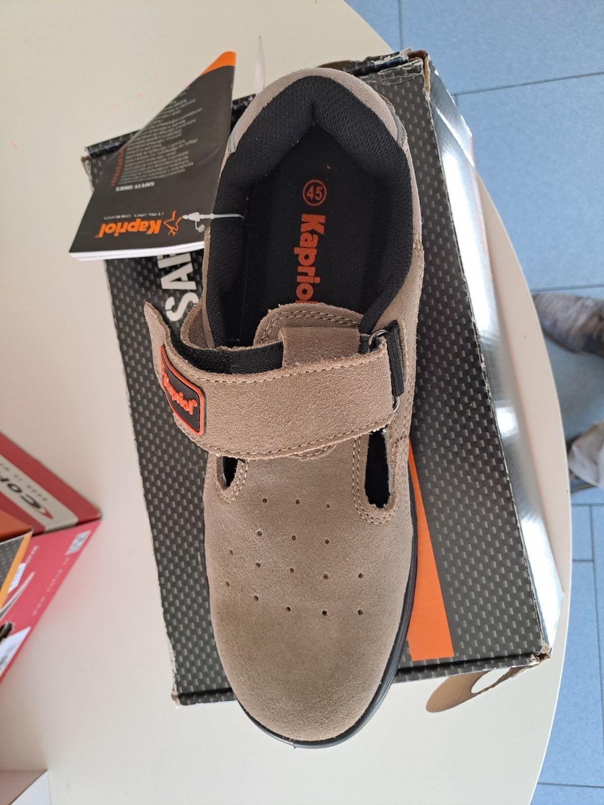 kapriol nieuwe vol lederen veiligheidsschoenen mt, Ophalen of Verzenden