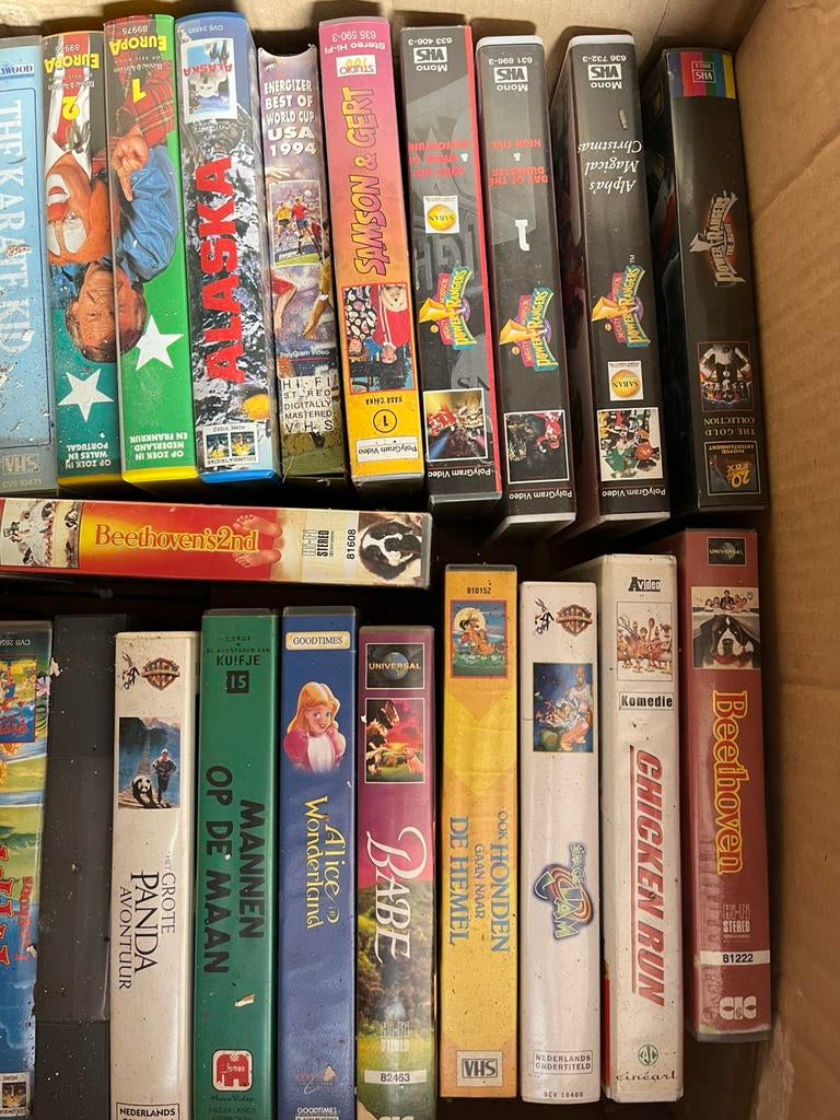 VHS videocassettes kinderfilms, Cd's en Dvd's, Ophalen, Gebruikt, Kinderprogramma's en -films