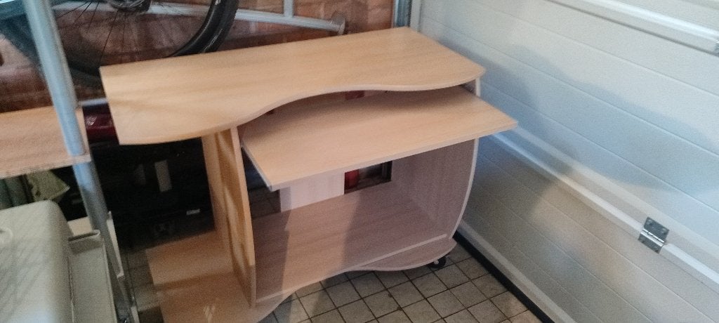 Computertafel, Ophalen, Gebruikt, Hout, Computerbureau