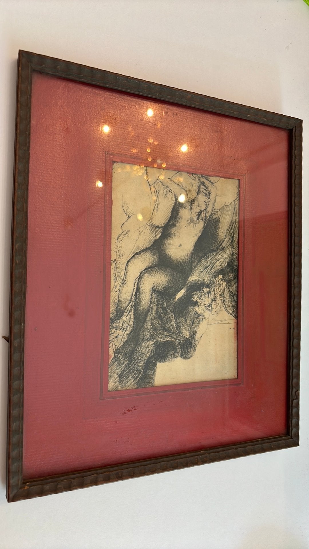Gravure -, Antiquités & Art, Art | Dessins & Photographie, Enlèvement ou Envoi, Eau-forte