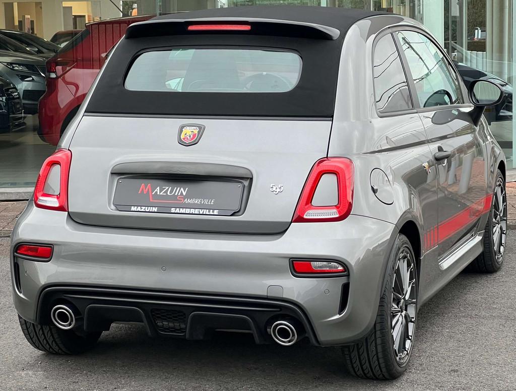 Abarth 595C 1.4 T-Jet * Cabriolet * 8.200 Km * CarPlay * 163, Autos, Abarth, Argent ou Gris, Achat, Entreprise, Cabriolet