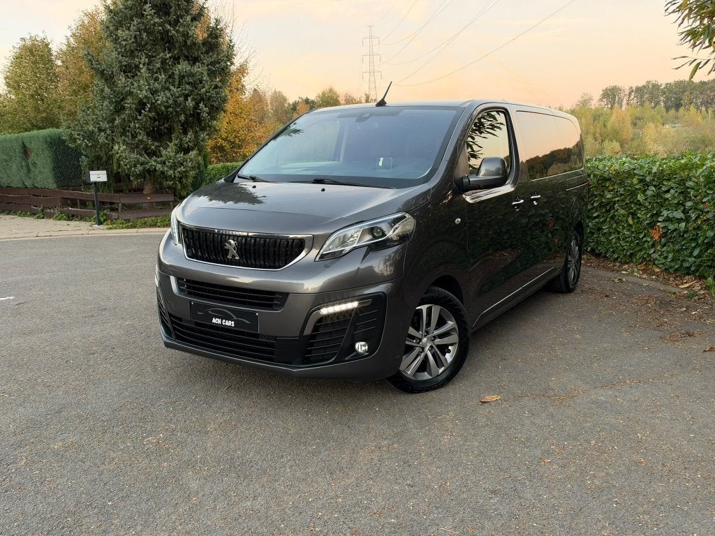 Peugeot Expert Traveller 2.0 BlueHDi €6D — volledig optionee, Auto's, Monovolume, 4 cilinders, Lederen bekleding, Leder