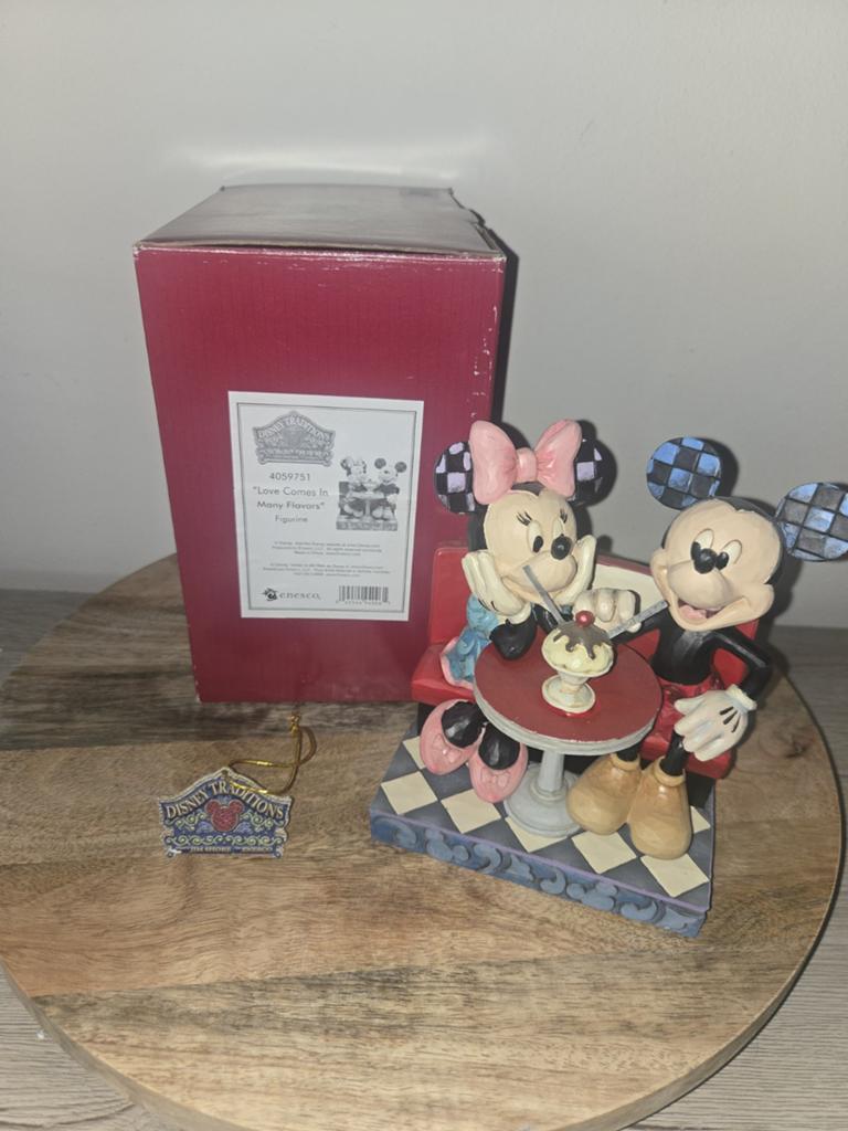 Signed Jim Shore Disney Traditions Love Comes In Many Flavor, Enlèvement ou Envoi
