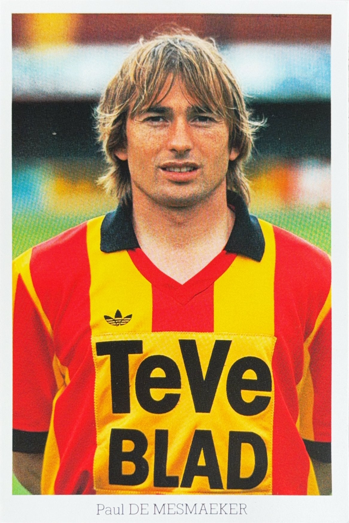 Spelerskaart Paul de Mesmaeker - KV Mechelen - seizoen 87/88, Verzenden, Zo goed als nieuw, Spelerskaart