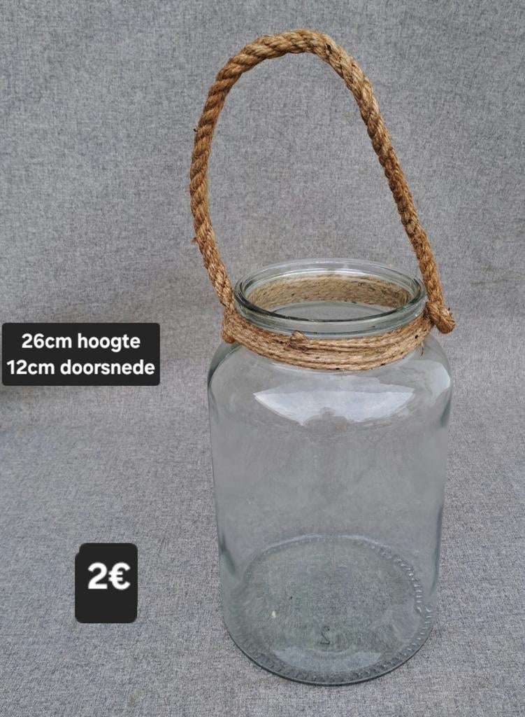 Windlicht bokaal, Huis en Inrichting, Woonaccessoires | Kandelaars en Kaarsen, Ophalen