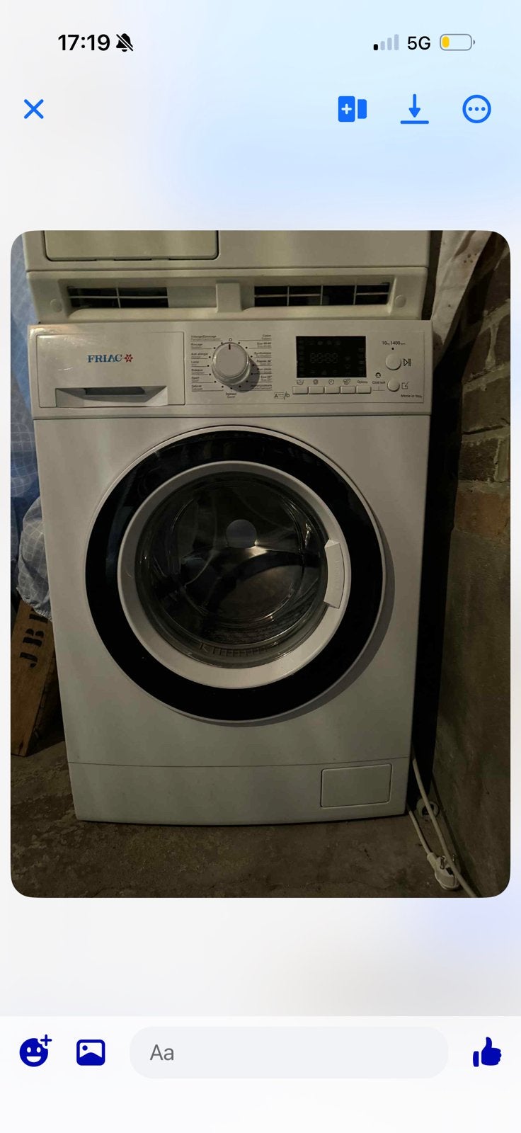 Friac wasmachine, Elektronische apparatuur, Wasmachines, Ophalen, Zo goed als nieuw