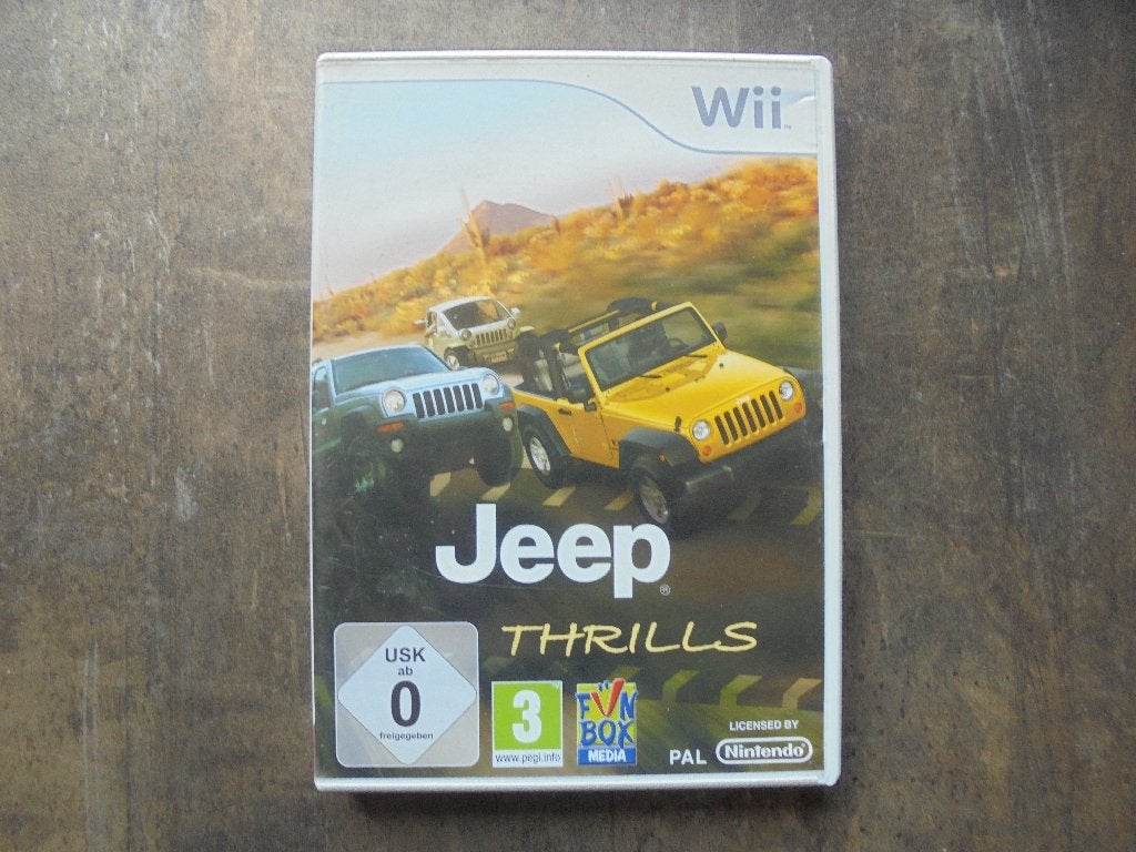 Jeep Thrills voor Wii (zie foto's), Consoles de jeu & Jeux vidéo, Enlèvement ou Envoi, 1 joueur, Course et Pilotage, Utilisé