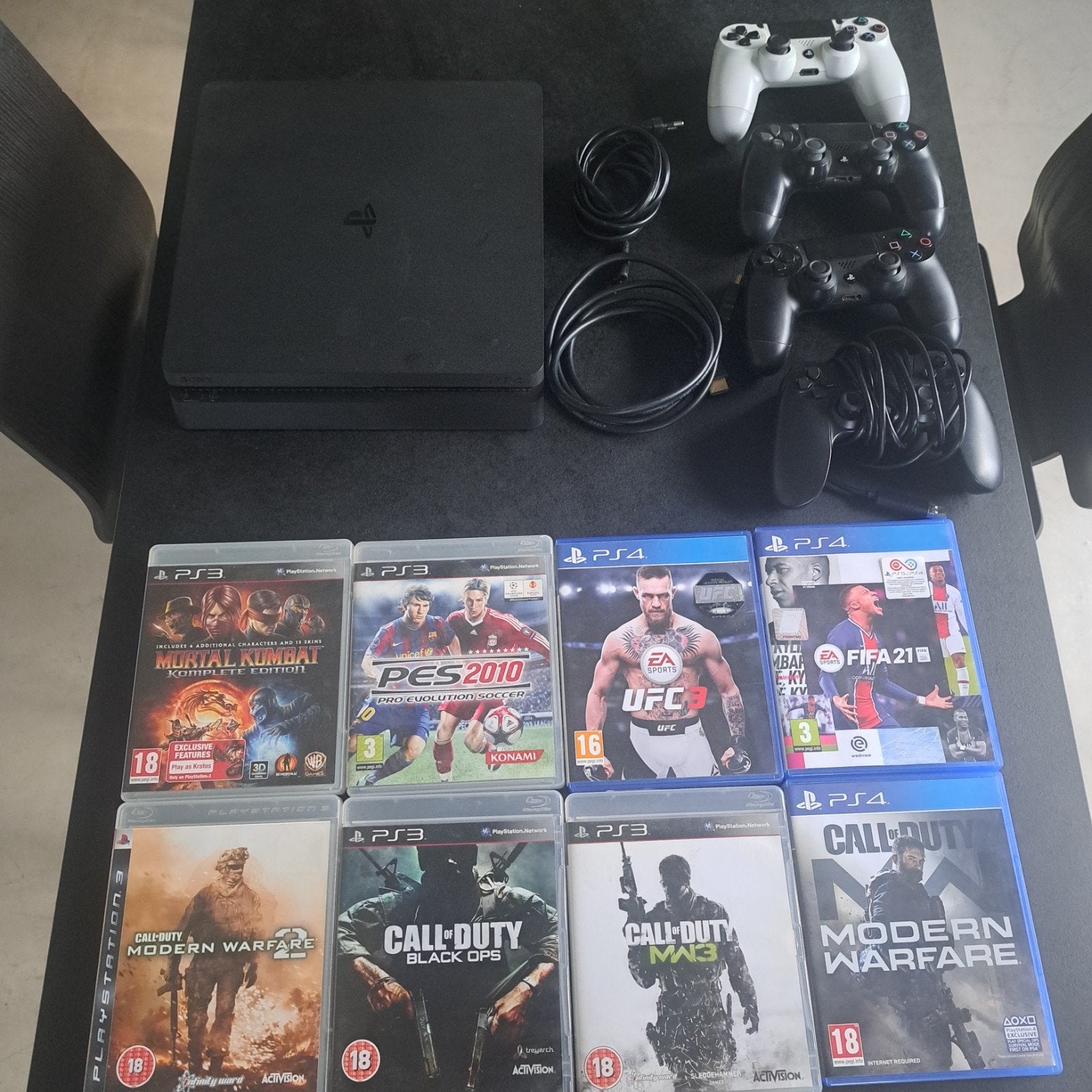 PlayStation 4 Slim 1 To + 3 manettes (3 jeux PS4 + 5 PS3), Consoles de jeu & Jeux vidéo, Consoles de jeu | Sony PlayStation 3