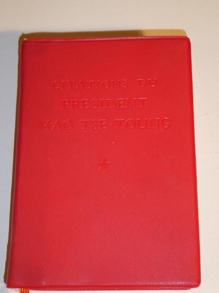 Petit livre rouge Mao Tse Toung, Enlèvement ou Envoi, Politique, Mao Tse Toung, Utilisé