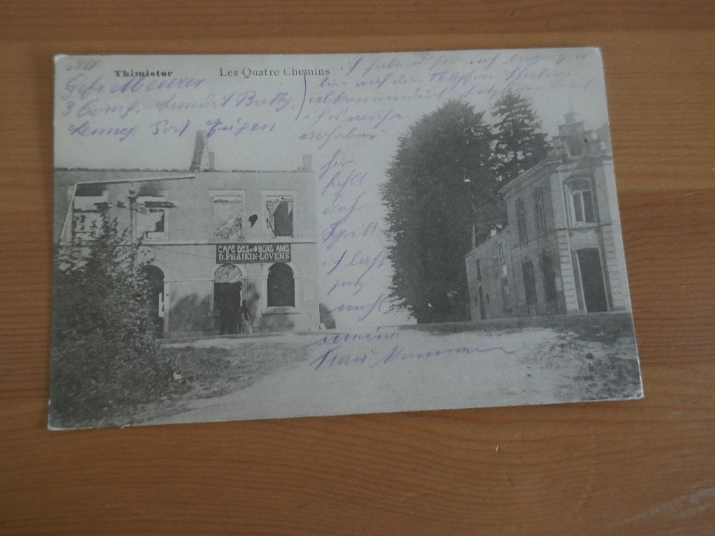 Thimister Les Quatre Chemins, Enlèvement ou Envoi, Affranchie, Liège