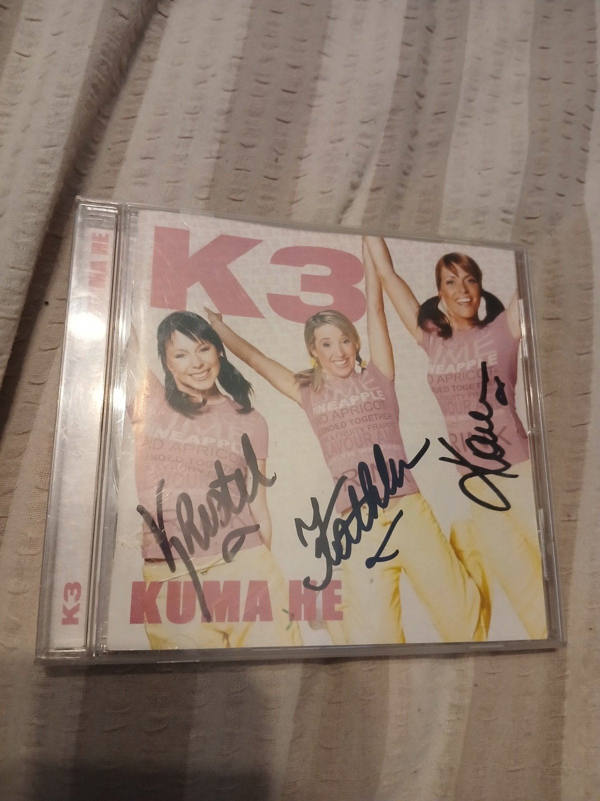 Gesigneerde cd K3 (Originals) Kuma He, Cd's en Dvd's, Ophalen of Verzenden