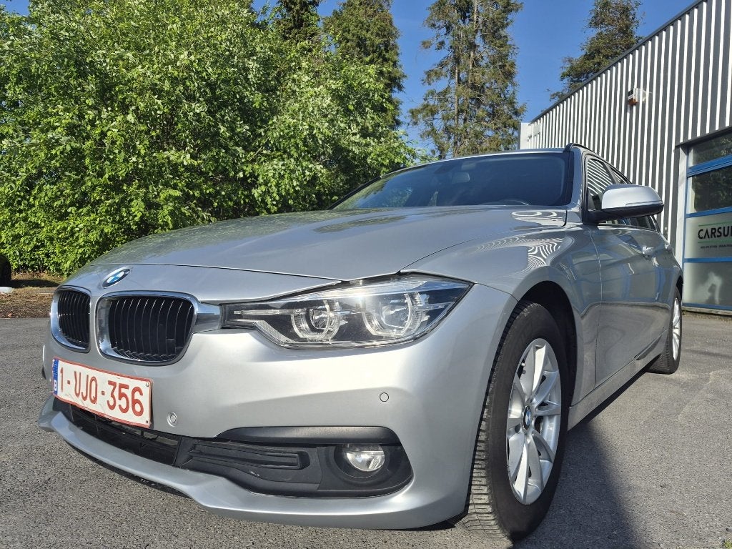 BMW 318d Touring F31 LCI – 1 eigenaar – Carpass, Stof, Particulier, Zilver of Grijs, 3 Reeks