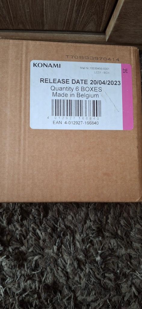 Yugioh trading cards box, Ophalen of Verzenden