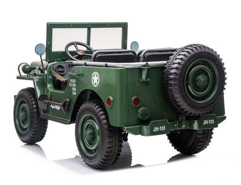 Voiture électrique enfant Jeep WILLYS 4x4 • 24V 7Ah • LUXE, Neuf