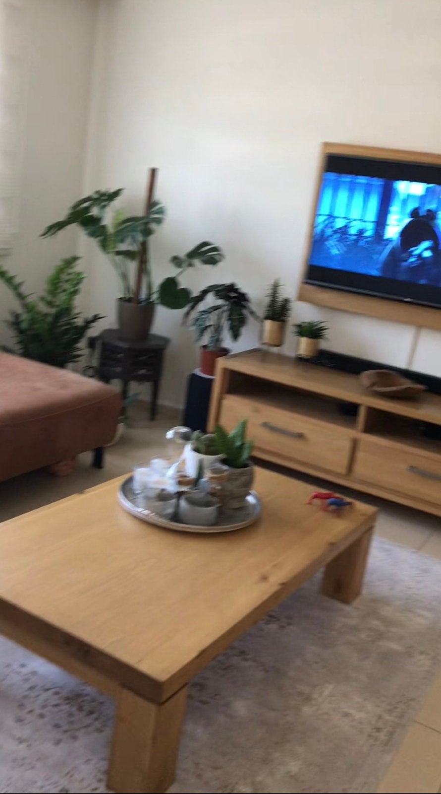 Salon tafels en tv kast, Ophalen